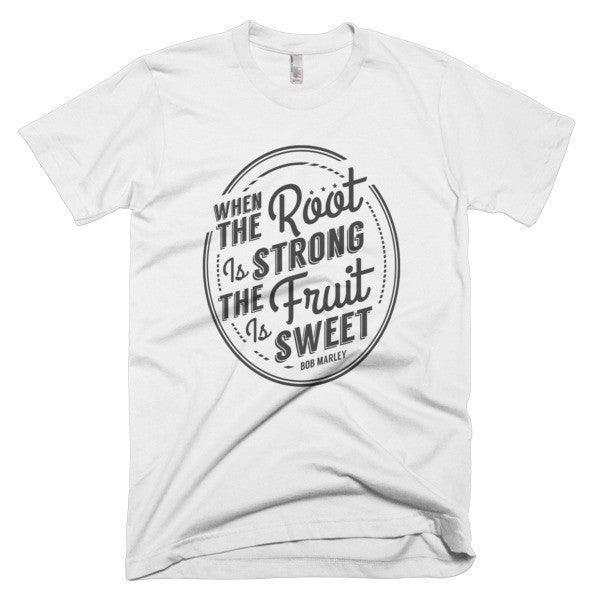 Short sleeve men's t-shirt - root is strong