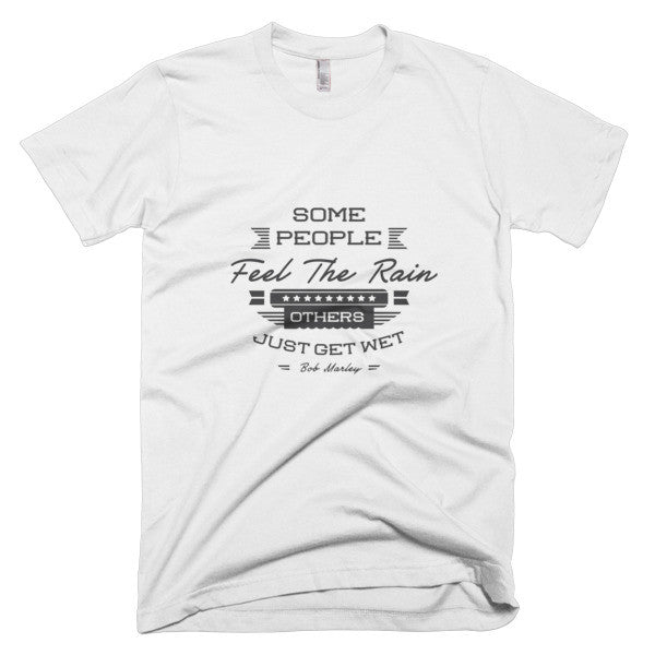 Short sleeve men's t-shirt - feel the rain